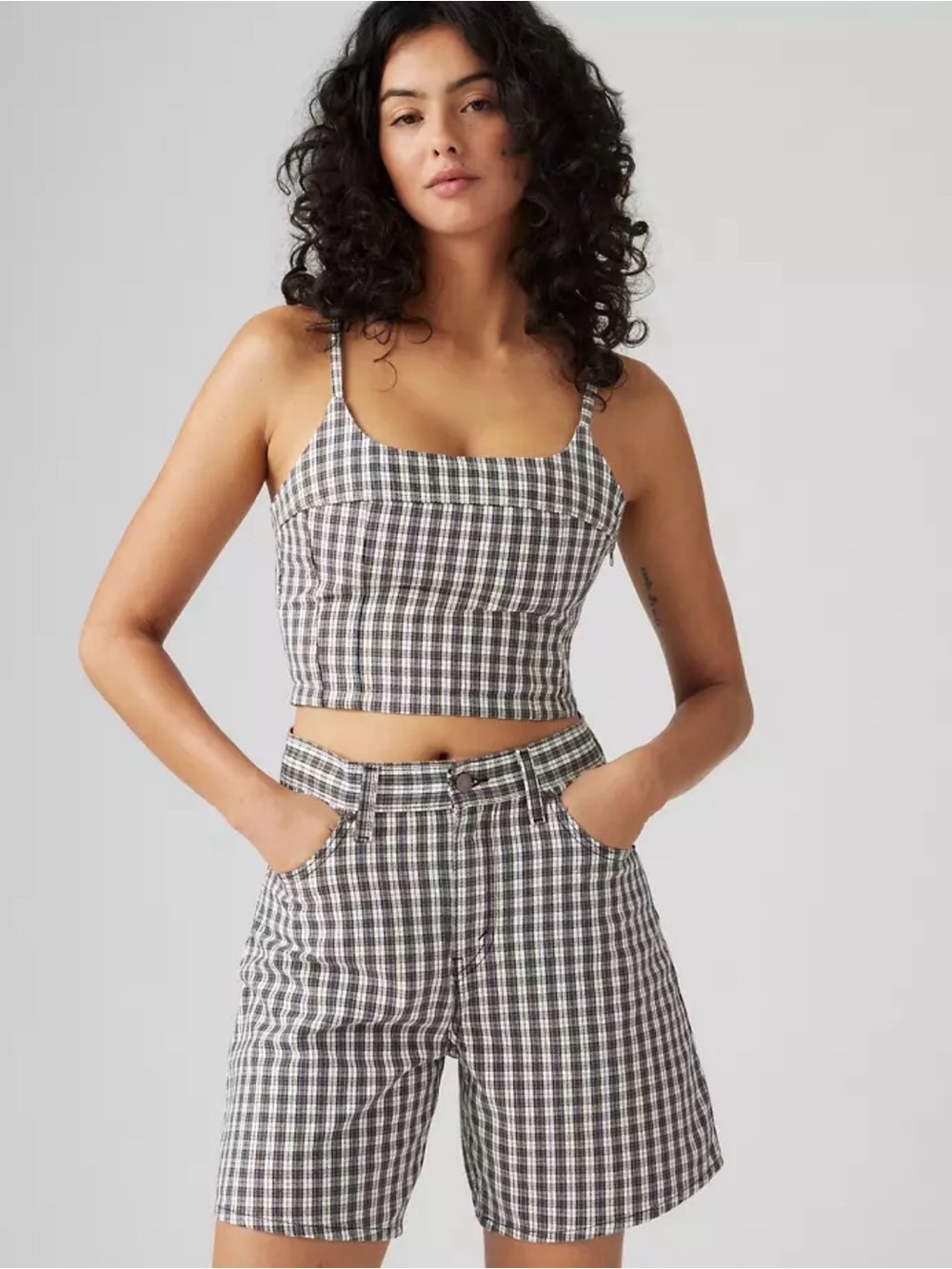 BNWT Levi's JADINE DENIM CAMI Size L slim fit